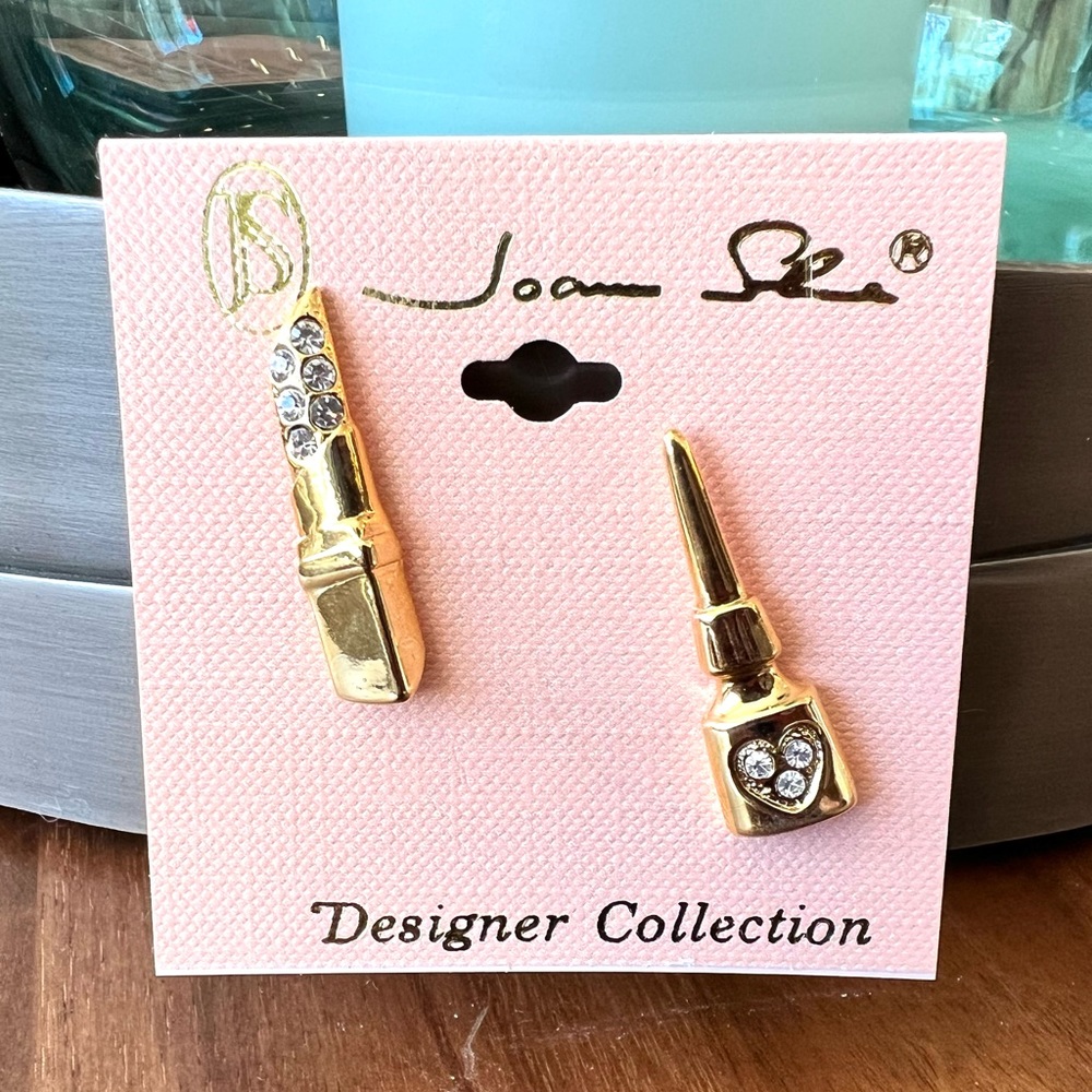 Vintage JS Lipstick and Nail Polish Tack Pins